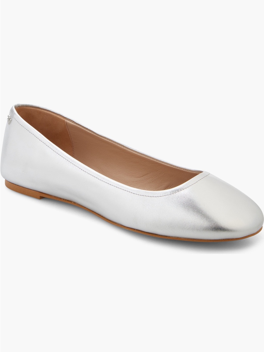 NEW Stuart Weitzman Nadine Flat in Silver